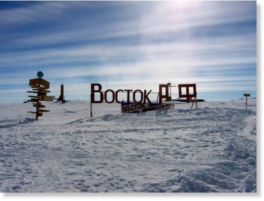 Clic para aumentar Lago Vostok