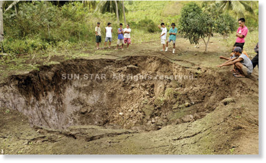 Cráter en Filipinas