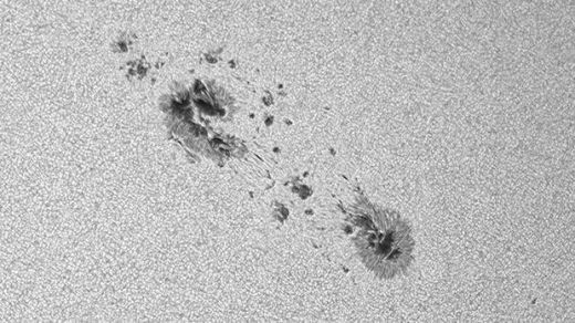 Machas solares en el Sol