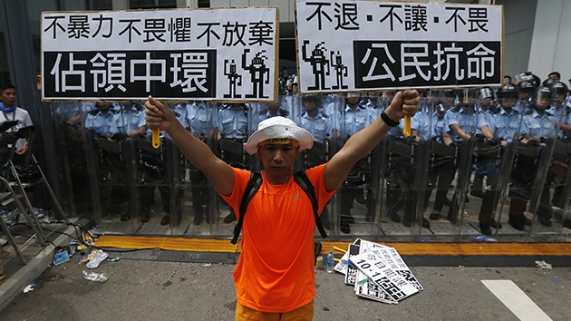 protesta china