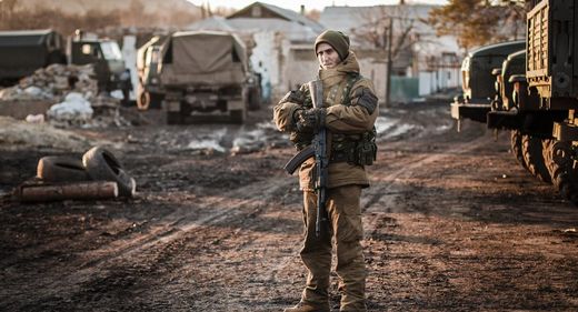 ukrainian soldier Debaltseve