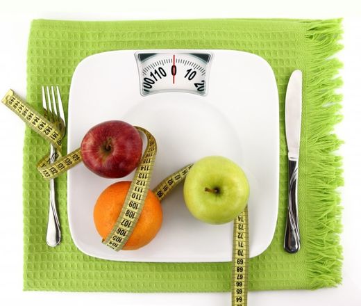 bajar de peso balanza frutas