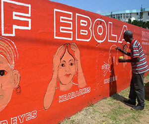 ébola mural