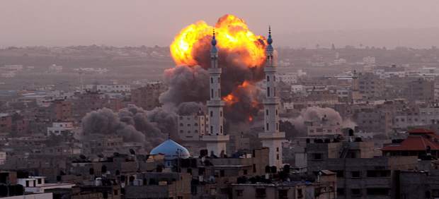 ataque aéreo israelí palestina