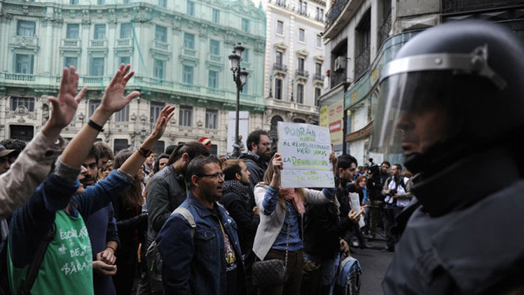 protestas ley mordaza españa protest spain