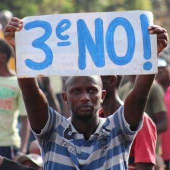 manifestante burundí