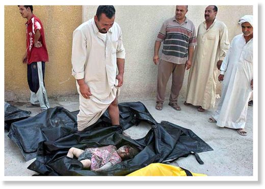 niño muerto iraquí