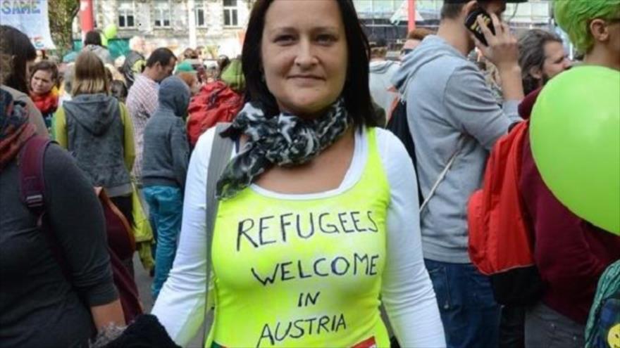 marcha refugiados austria