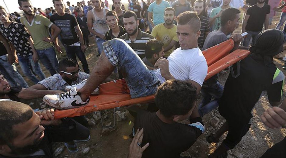 palestino herido