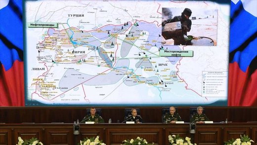 Russian military showing Turkey's oil racket