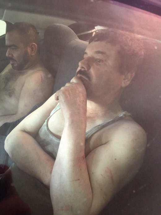 El Chapo capturado enero 2016