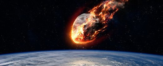 Meteorito Bola de Fuego Tierra