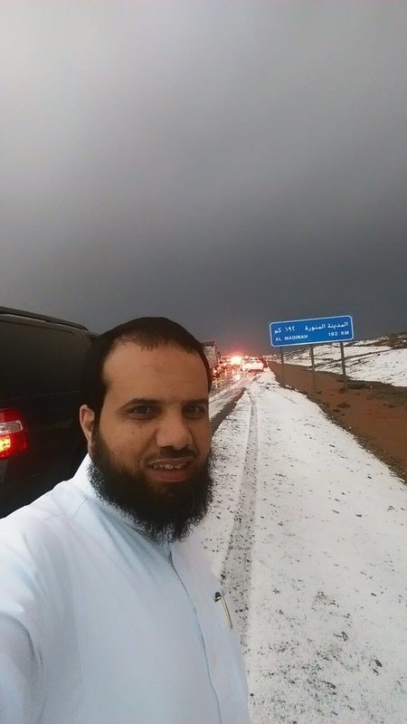 nieve arabia saudi