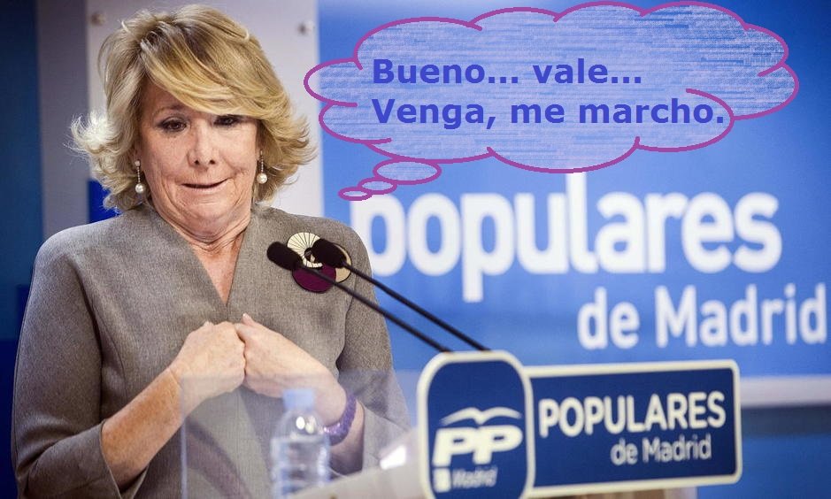 Esperanza Aguirre dimisión