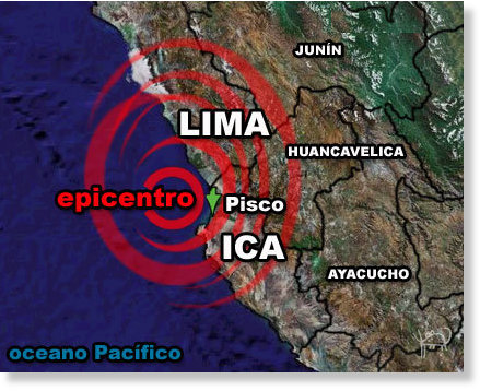 epicentro posible terremoto perú 2016