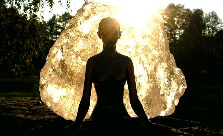 meditación cristal