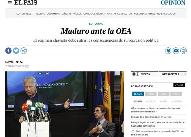 Editorial de El País 