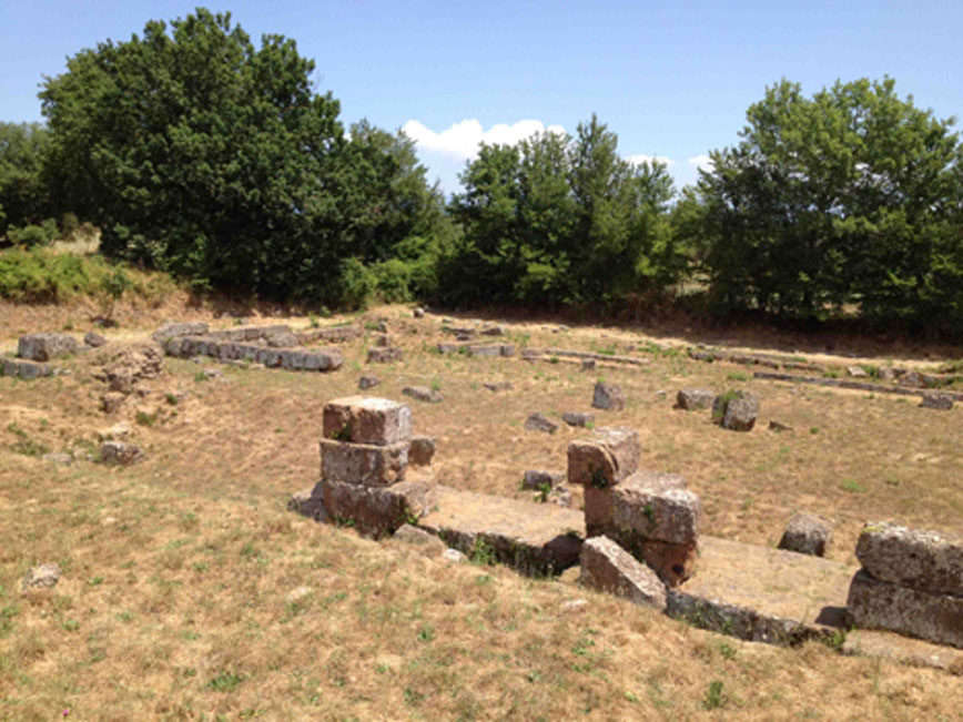 Yacimiento arqueológico de Falerii Novi, Italia. 