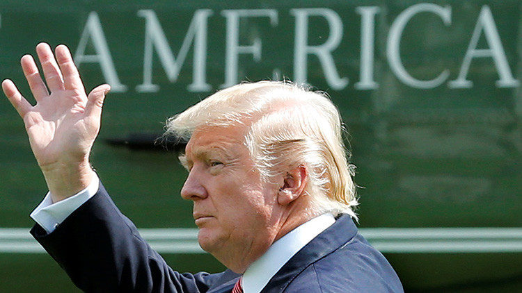 El presidente de Estados Unidos, Donald Trump, en Washington, el 25 de agosto de 2017.