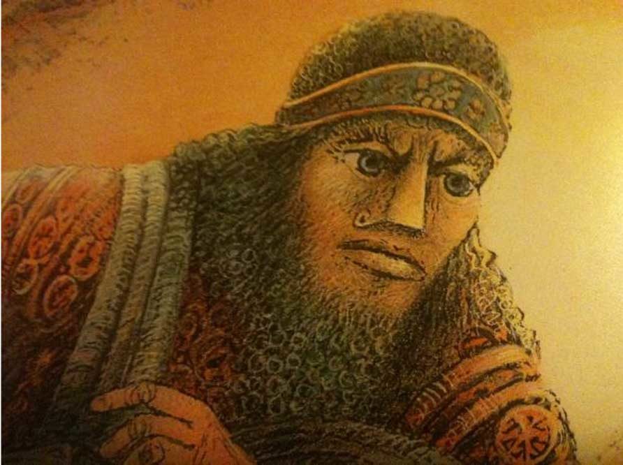 Representación artística del rey Gilgamesh. (King Gilgamesh)
