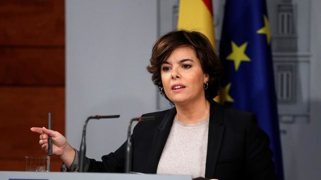 La vicepresidenta del Gobierno, Soraya Sáenz de Santamaría. EFE