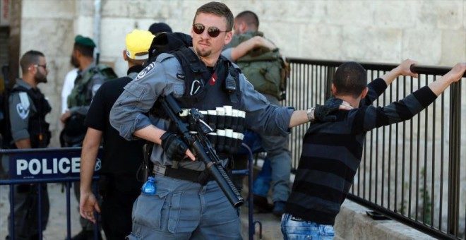 policía israelí