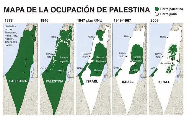 mapa palestina