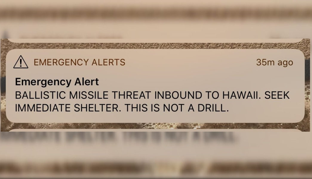 false emergency alert Hawaii