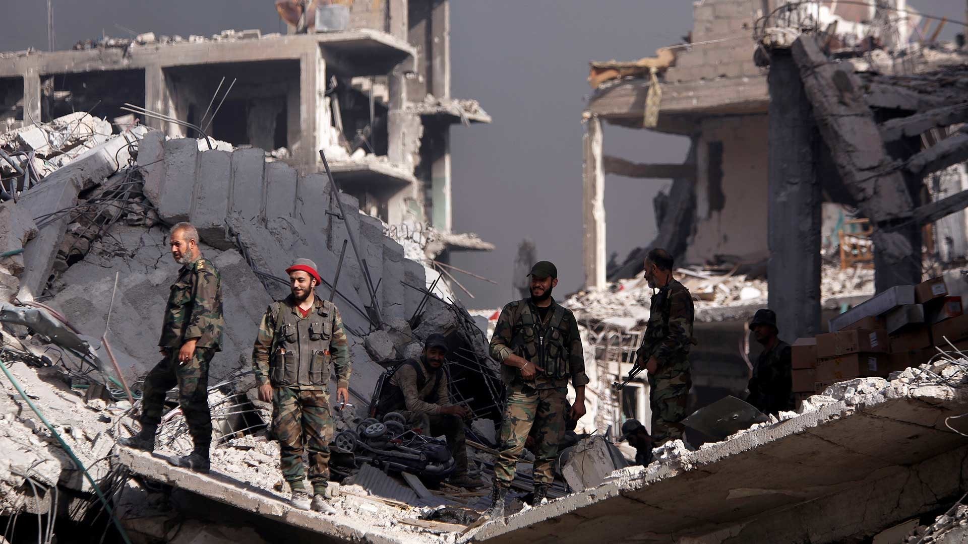 Siria escombros
