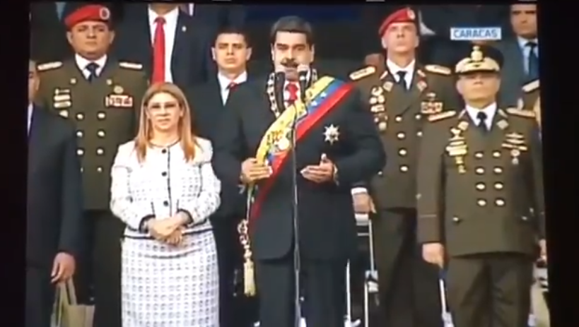 video explosión Maduro Venezuela