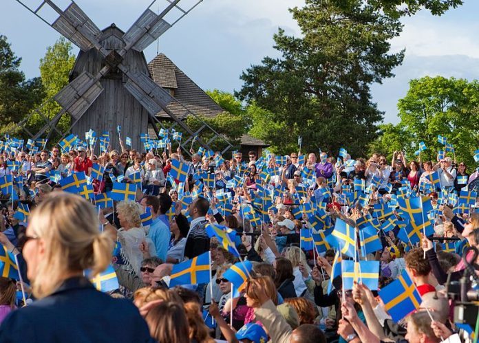 Imagen representativa de unos suecos de celebración.