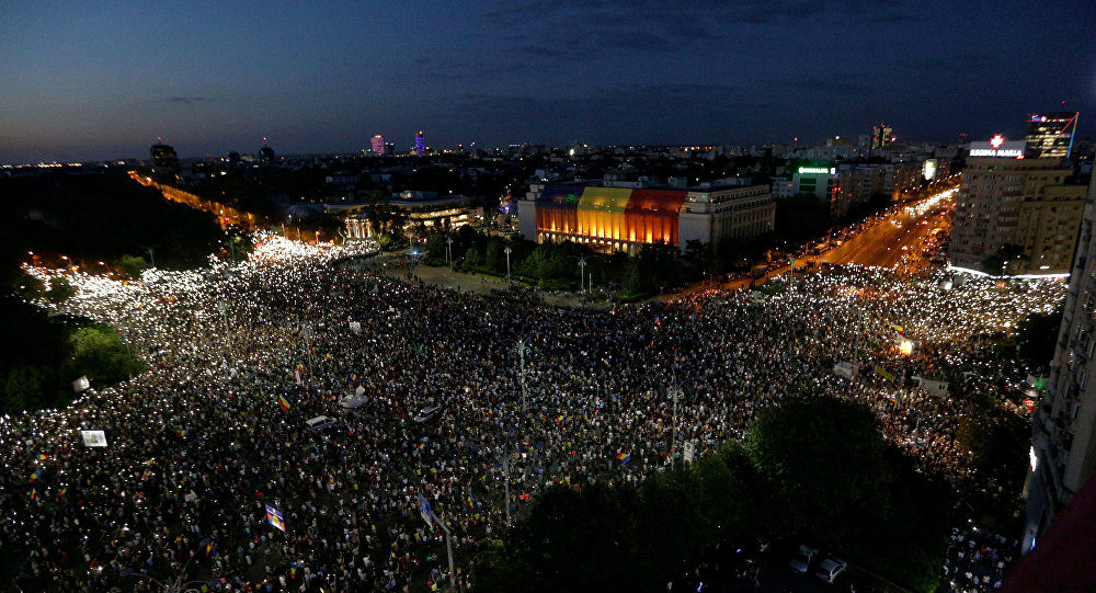 protestas Bucarest