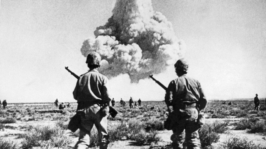 pruebas nucleares, Nevada, EEUU, 1952