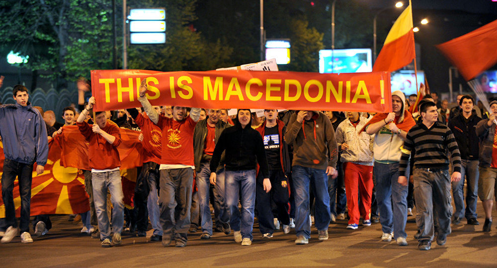 protestas macedonia