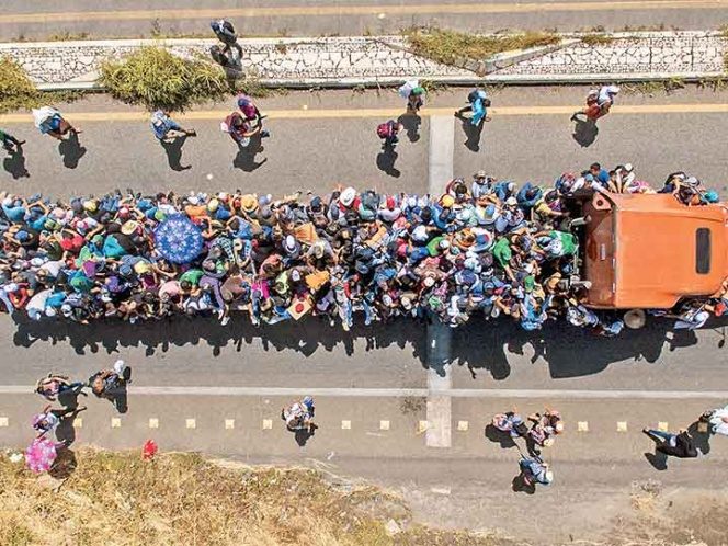 caravana migrantes inmigrants Central America