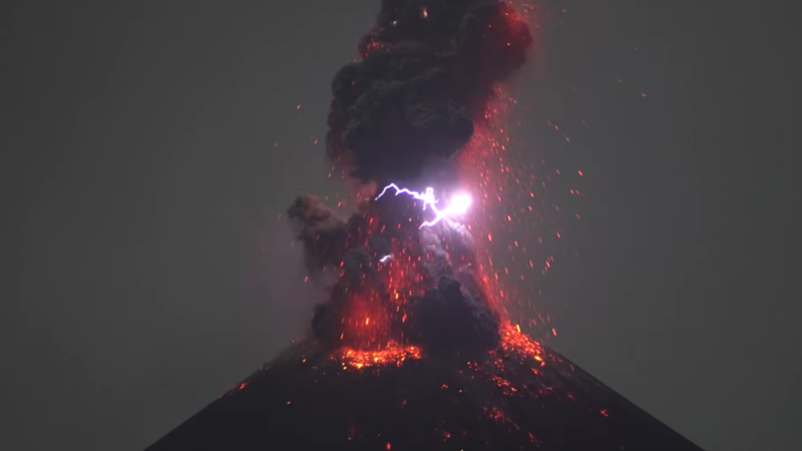 volcán Krakatoa,Indonesia