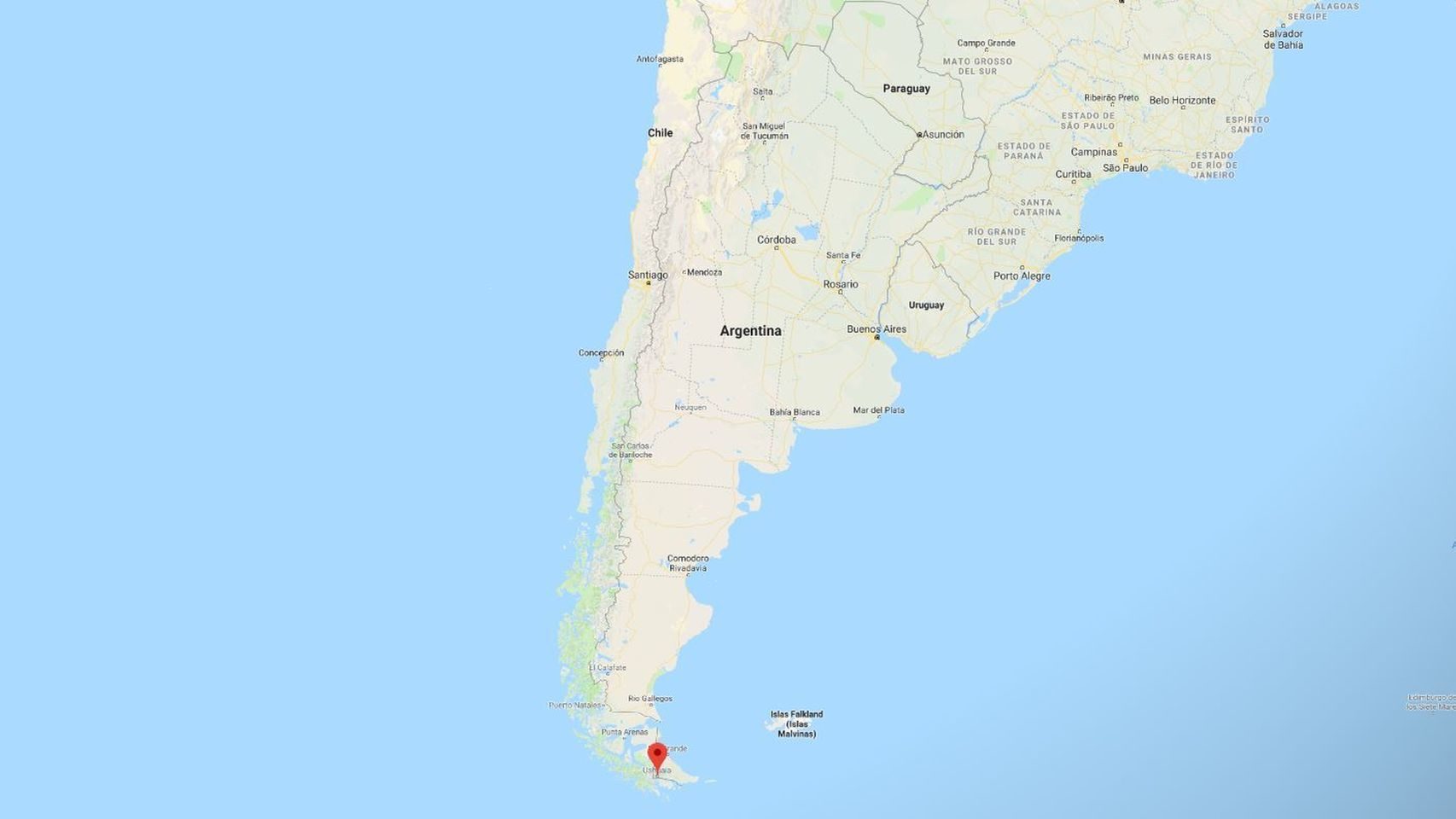 terremoto sacude la ciudad argentina de Ushuaia