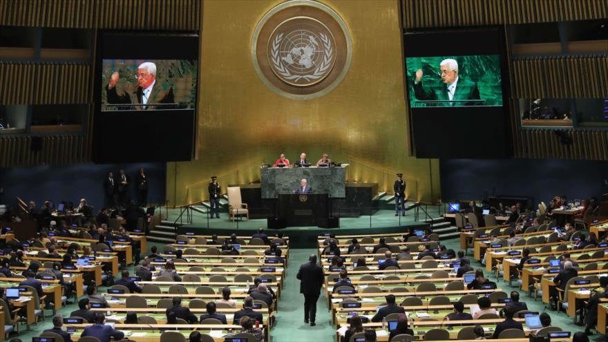 El discurso del presidente palestino, Mahmud Abás, en la Asamblea General de la ONU, 27 de septiembre de 2018, Nueva York (EE.UU.)