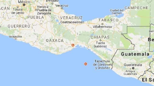 El terremoto se produjo a 88 km al sureste de Salina Cruz, en Oaxaca. Aun se desconoce si hubo daños materiales, o si alguien ha resultado herido.