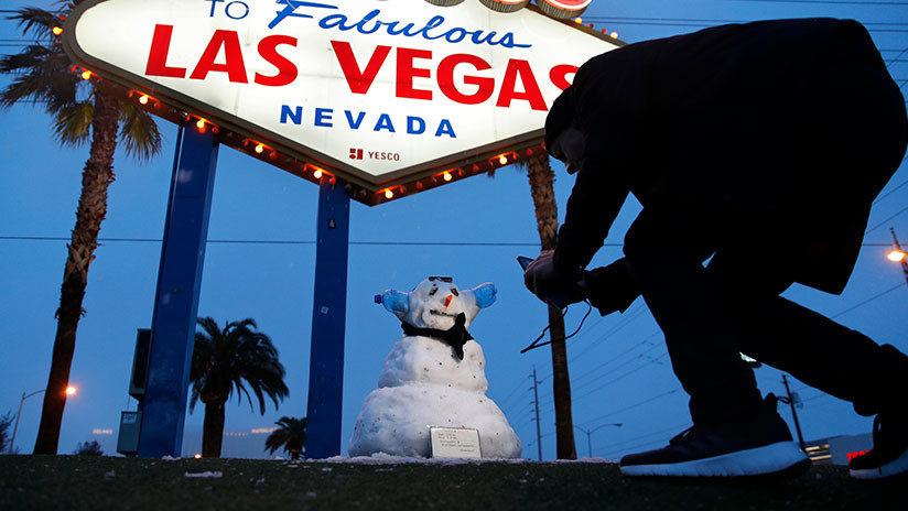 muñeco nieve Las Vegas