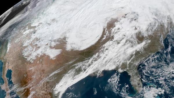 A massive late winter storm is bringing blizzard conditions to a number of central U.S. states