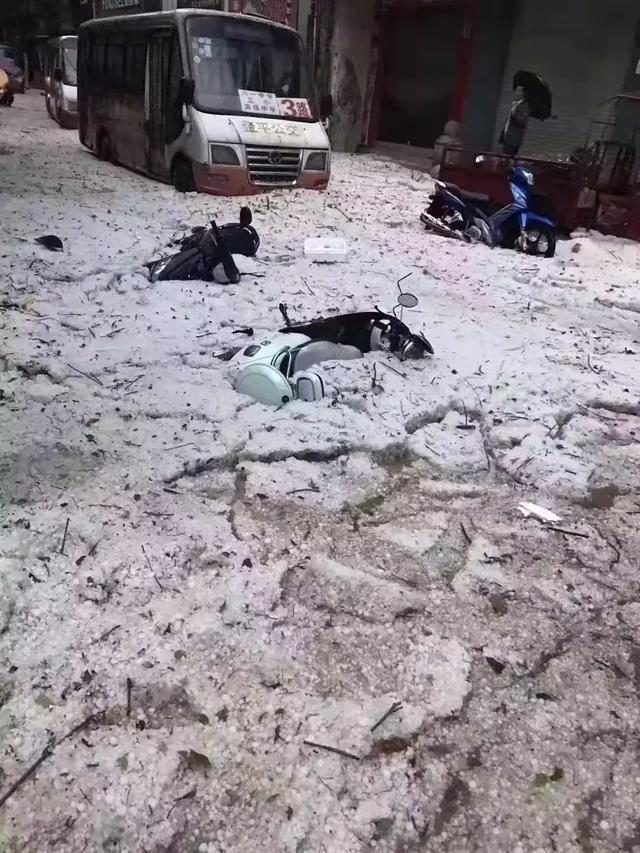 Freak hailstorm hits Yunnan, China on March 19, 2019