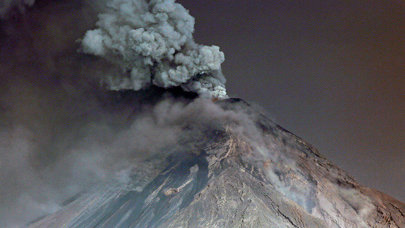 Volcán de Fuego, el 19 de noviembre de 2018