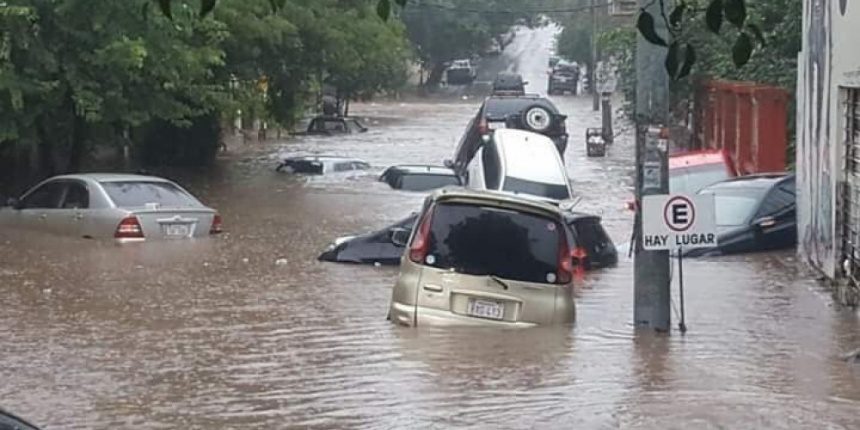 inundación Asunción Paraguay