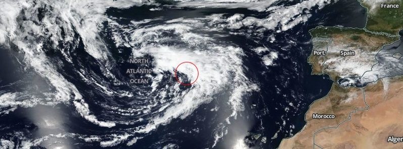 Severe storm hits Azores