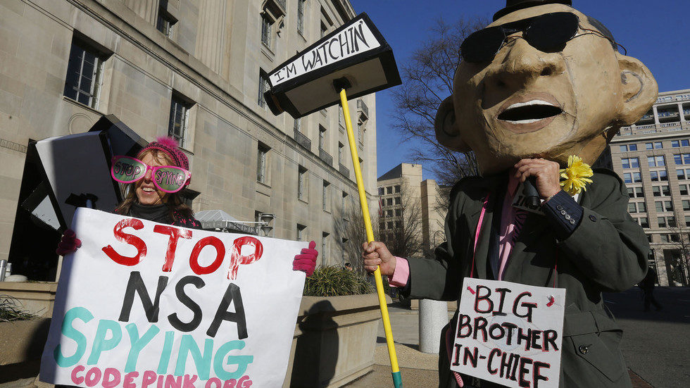 Protest against NSA spying