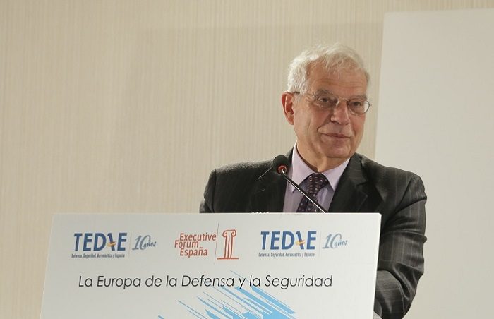 Borrell insiste en con el proyecto de un ejército europeo para la consolidación de la UE