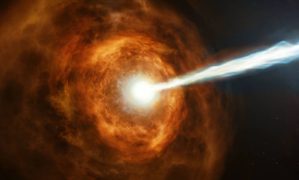 Científicos captan la luz más brillante del universo jamás observada por la humanidad proveniente de un brote de rayos gamma