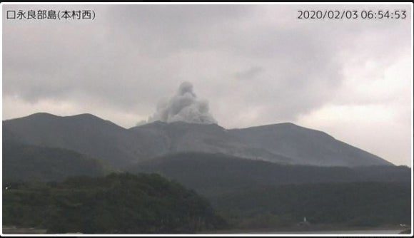 Alerta 3 en Japón tras la erupción de un volcán en una de sus islas del sur. / EP
