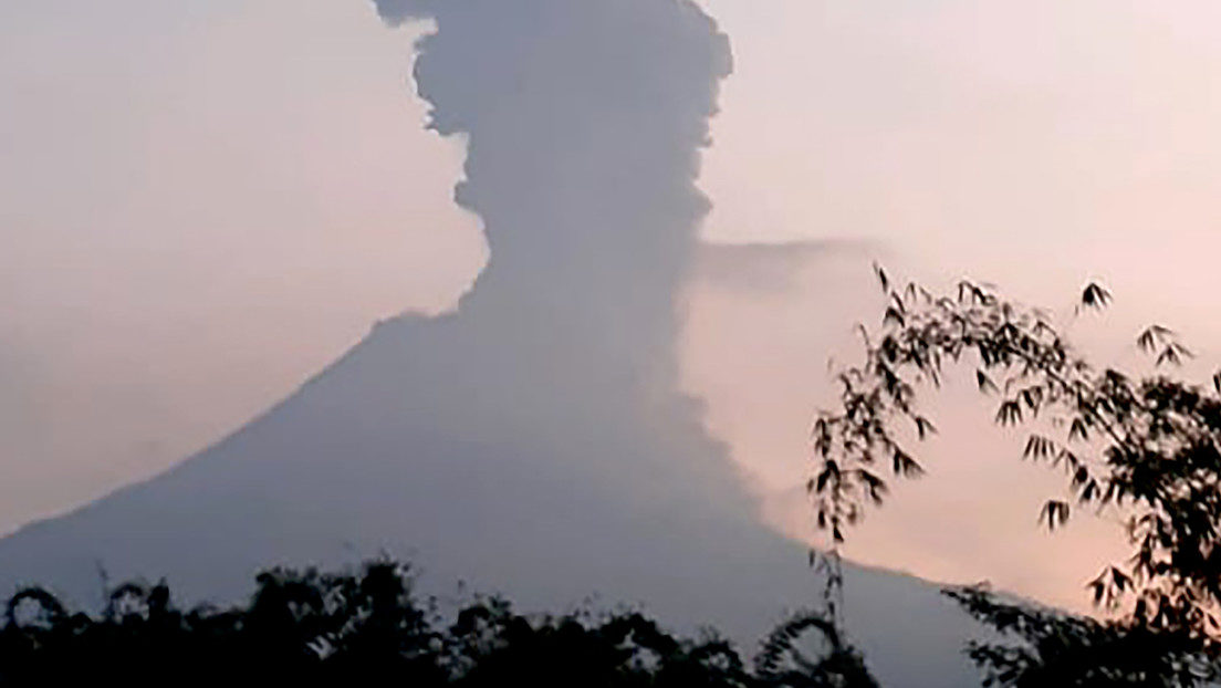 Indonesia, el monte Merapi